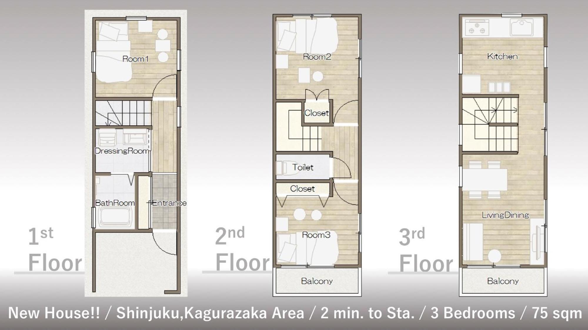 Finoa Residential Suite Kagurazaka Tokyo Luaran gambar